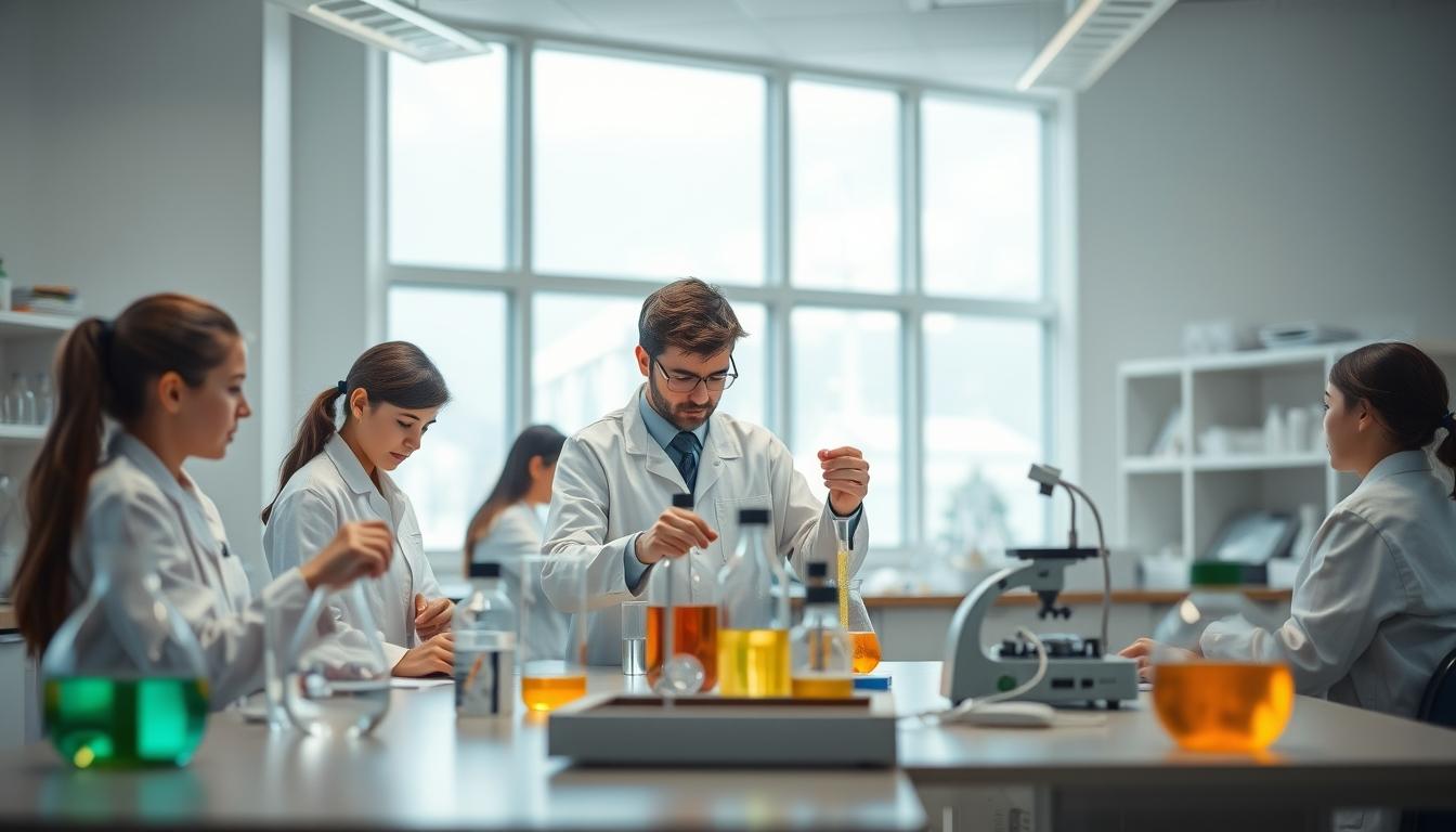 Modern university campus for students